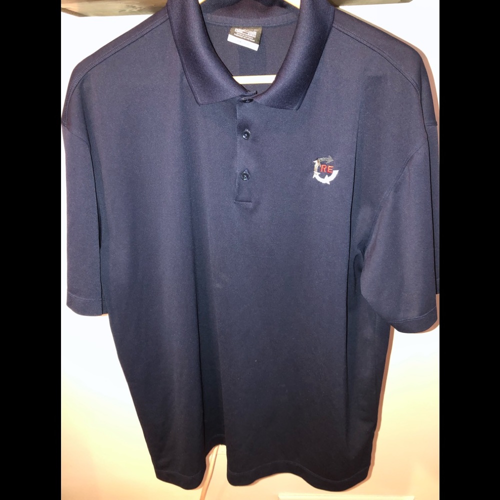 NIKE Men’s GOLF Polo DRI-FIT SHORT SLEEVE SHIRT Navy Blue XL